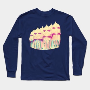 Barcelona Gaudi Paradise Long Sleeve T-Shirt